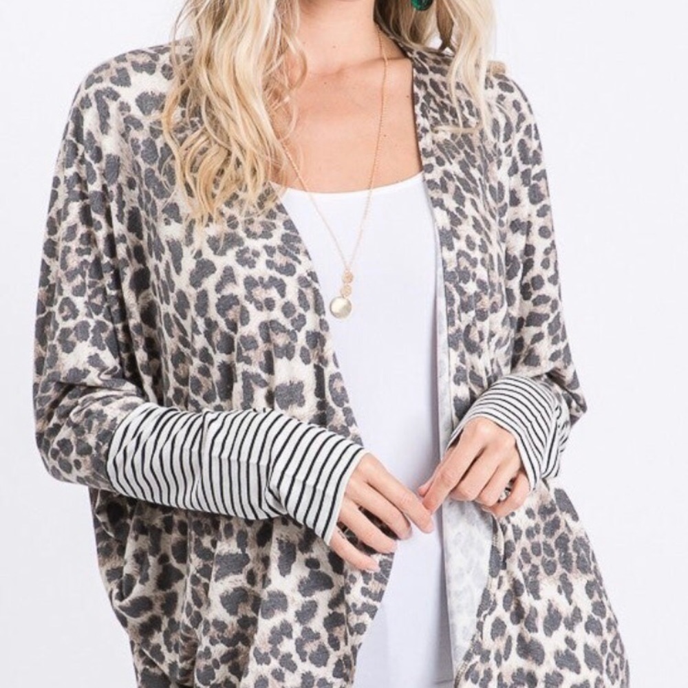 Leopard cardigan